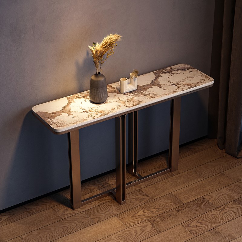 新中式玄关d桌靠墙条案玄关台案几走廊端景台供桌轻奢入户正对门