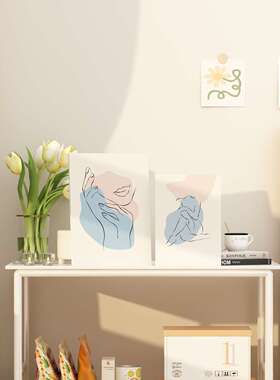 网红卧室客厅装饰画氛围感房间布置床头出租屋改造好用品小物摆件