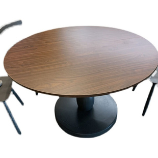 大尺寸直径2.4m折叠桌面板式 转盘塑料不锈钢轨道大圆桌桌面18