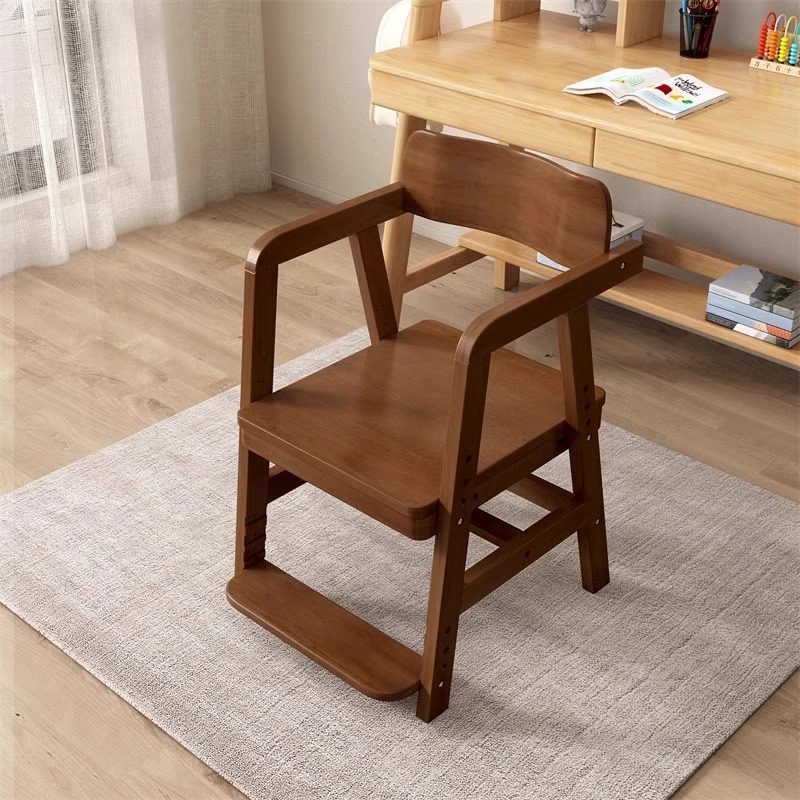 速发椅童学习儿宝宝调节坐凳写字椅子木升降实可餐椅学生学习座椅