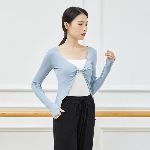 速发古长古练功服典袖外搭舞舞风打纽上衣形体艺考演出练功服