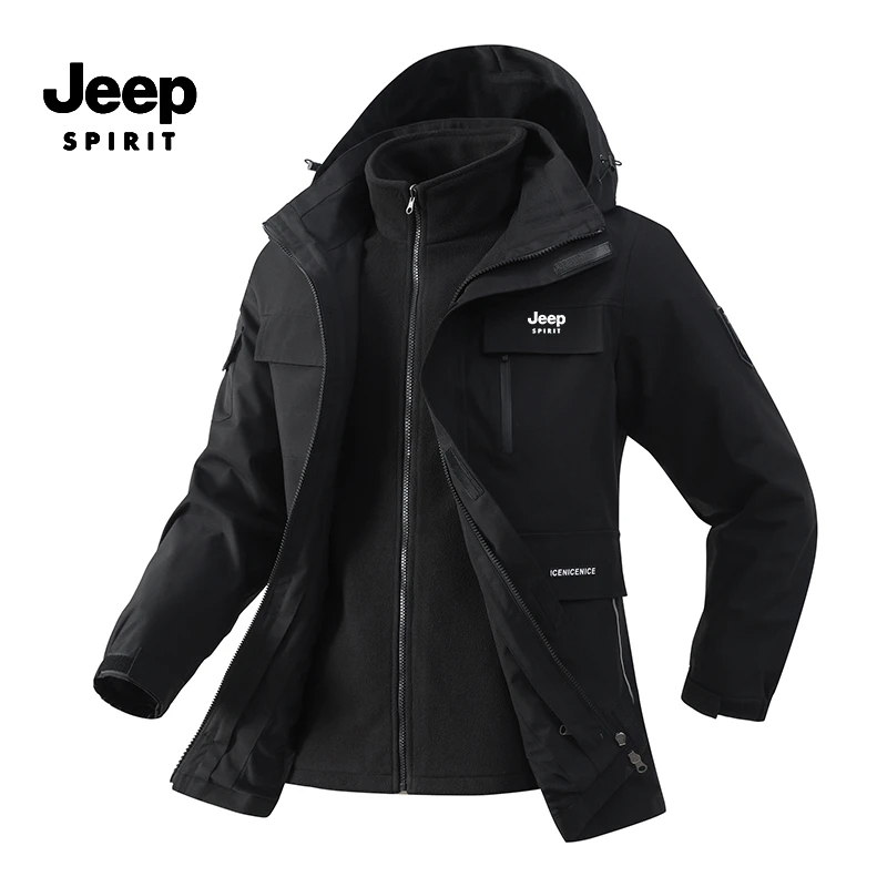 吉普JEEP三合一冲锋衣户外工装