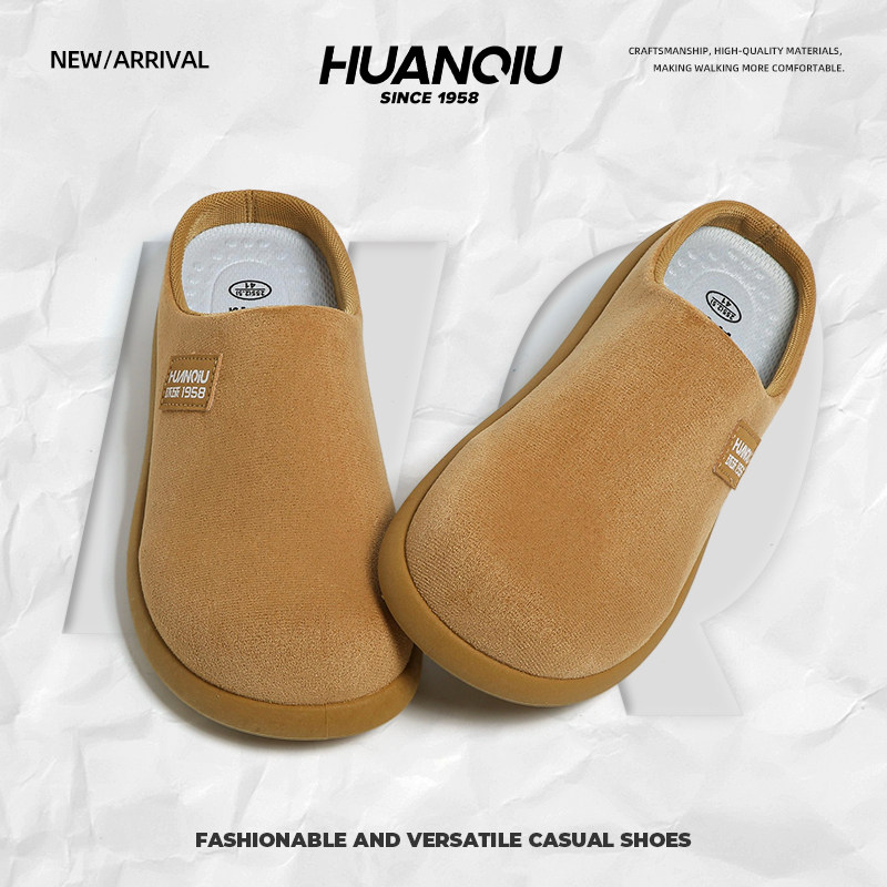 环球男鞋勃肯鞋春季新款潮防滑软底半拖全包拖鞋男士一脚蹬穆勒鞋,流行男鞋,包头拖,淘宝优惠券,粉丝福利购,淘宝优惠卷
