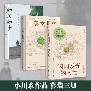 博集天卷 小川糸 日本暖心治愈文学套装 如父如子 人生 书 闪闪发光 3册 是枝裕和 山茶文具店 文学小说随笔书籍热卖