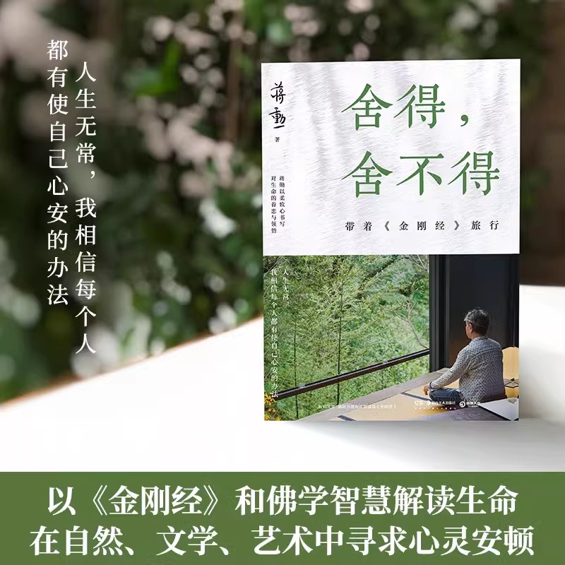 现货包邮 舍得 舍不得 带着金刚经旅行2024新版 蒋勋金刚佛学旅行 对生命的眷恋与领悟 中国现当代文学散文小说书籍哲学正版