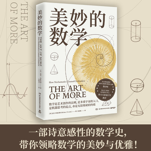 【官方正版】美妙的数学 迈克布鲁克斯 一部诗意感性的数学史 特级教师钱守旺 数学up主佟大大推荐博集天卷