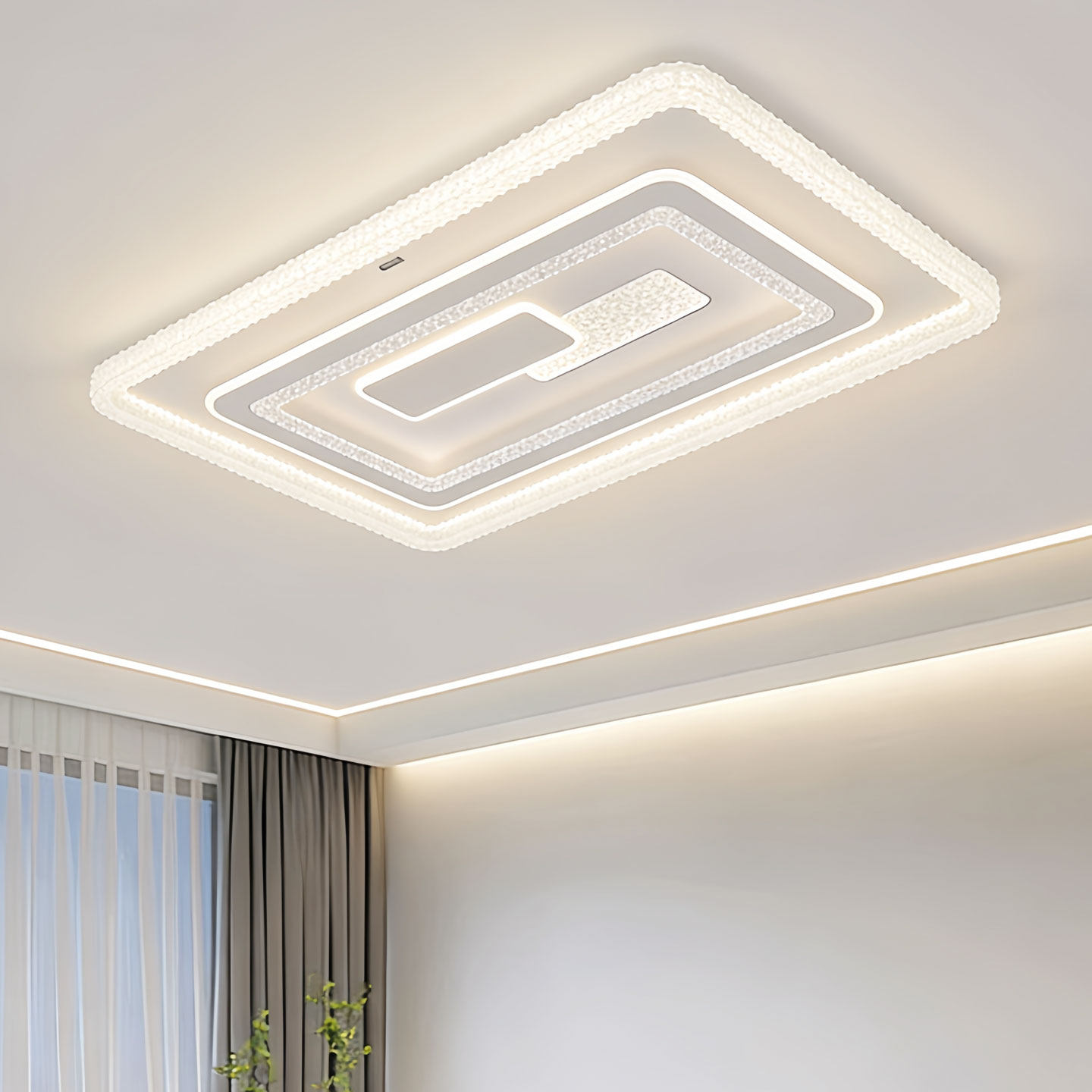 2026新款客厅吸顶灯现代美学简约大气方形灯具奶油风主灯大厅大灯,家装灯饰光源,客厅吸顶灯,淘宝优惠券,粉丝福利购,淘宝优惠卷