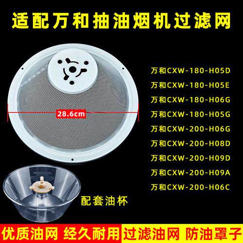 新品适配万和抽油烟机过滤网防t油网罩拢烟罩滤油网CXW-180-H05C/