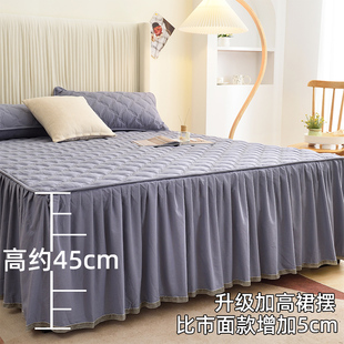 新品江苏南通床上用品床裙2u022新款榻榻米单边床笠床裙一体现代