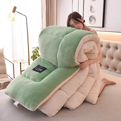 新品Thicken Blanket Comforters Winter Warm CashmSere Wool Qu
