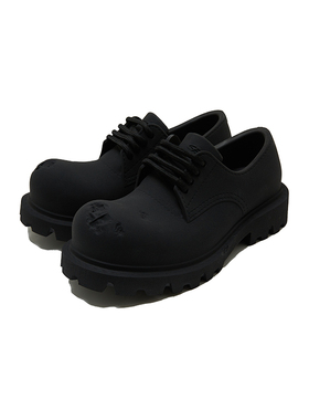 丁禹兮同款 GLITTER FOCUS 破坏大头cleanfit厚底增高未来德比鞋