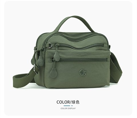 MS玛莎世家韩系休闲运动超轻耐磨防水多隔层手提单肩斜挎背包7651