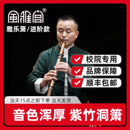 洞箫风雅宫雅乐款款洞箫乐器紫竹箫