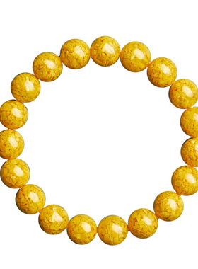 新品新品推荐天然雄黄朱砂手串晶体E砂转运珠护身符盘玩礼物男女