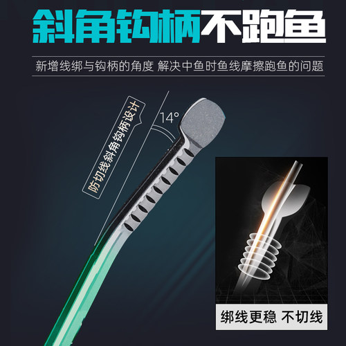 新品丸美享钓 鱼钩俏臂q新关东袖无刺鱼钩海夕伊势尼千又伊豆有刺