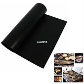 qTeflon Fiber Non 极速Reusable Grill Mat Stick BBQ