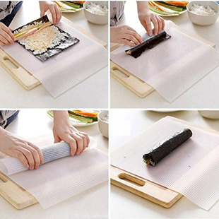 新品Goldbakihng Silicone Sushi Rolling Mat Makisu Sushi Mat