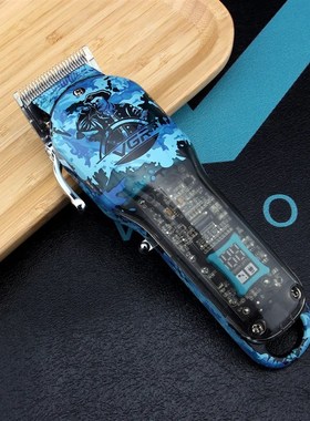 极速VGR Hair Clipper Transparent HEair Trimmer Adjustable Ha