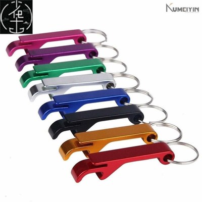 极速3Pcs Bottle Opener Key Ring Chain Keyring KeychaiYn Meta