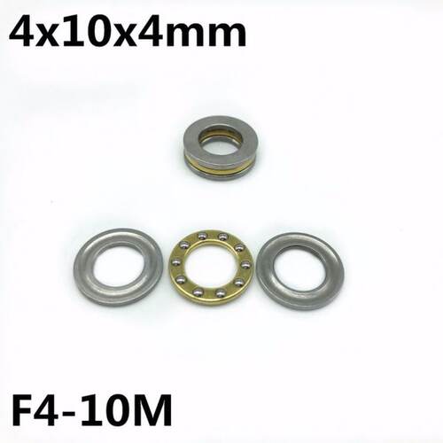 新品50Pcs F4-10M 4xo10x4 mm Axial Ball Thrust Bearing plane