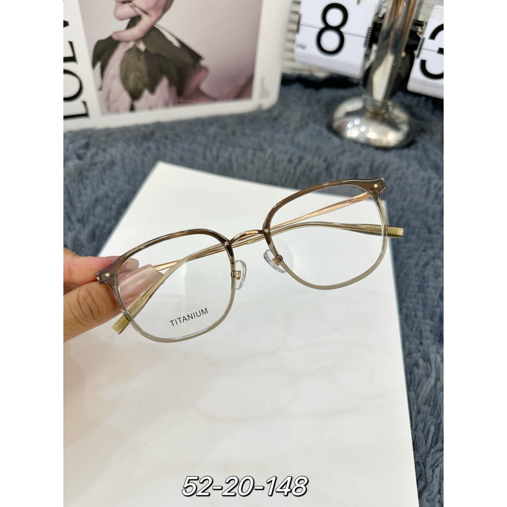 女士超轻眼镜TR+钛明星同款眼镜BL热门可配近视变色防蓝光910T