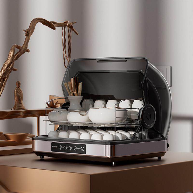 茶具收纳层架小型台式桌面水杯茶杯置物架专用消毒柜茶水杯柜架子