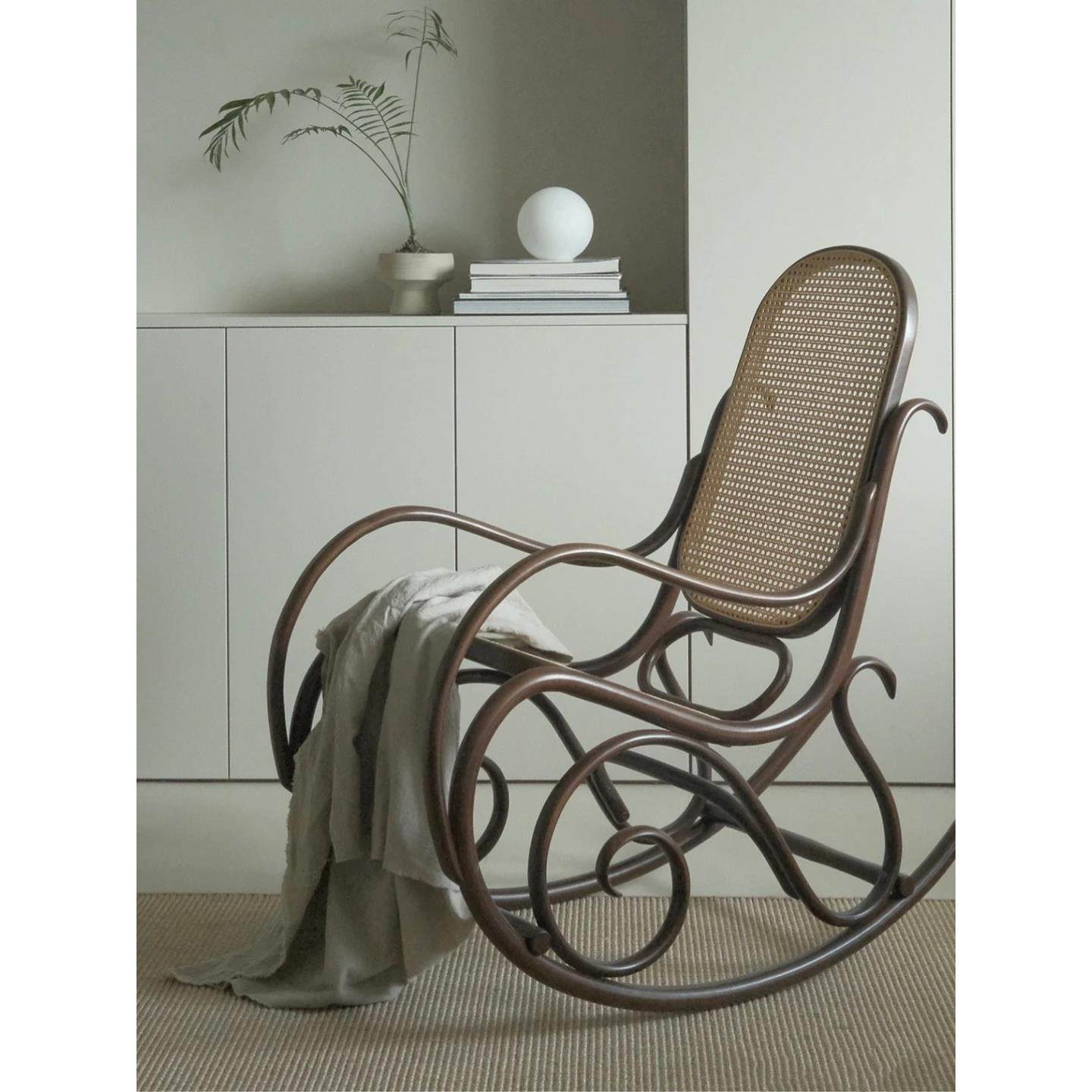 索耐特摇椅 藤面榉木实木全曲木摇椅经典覆刻原木阳台家用躺椅,住宅家具,摇椅,淘宝优惠券,粉丝福利购,淘宝优惠卷