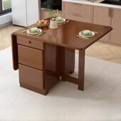 12人餐桌和椅子组合 全实木全设备折叠餐桌 适合小公寓 简单多