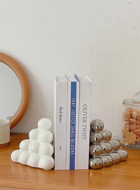 球球款假书摆件书挡轻奢高档客厅家居桌面书房电视柜装饰品创意