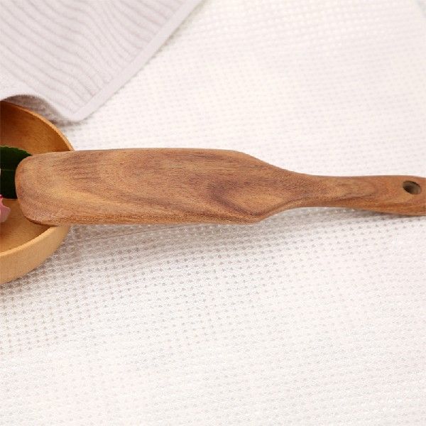速发5 Pcs Wooden Spurtles SetSpurtle Kitchen Utensils for