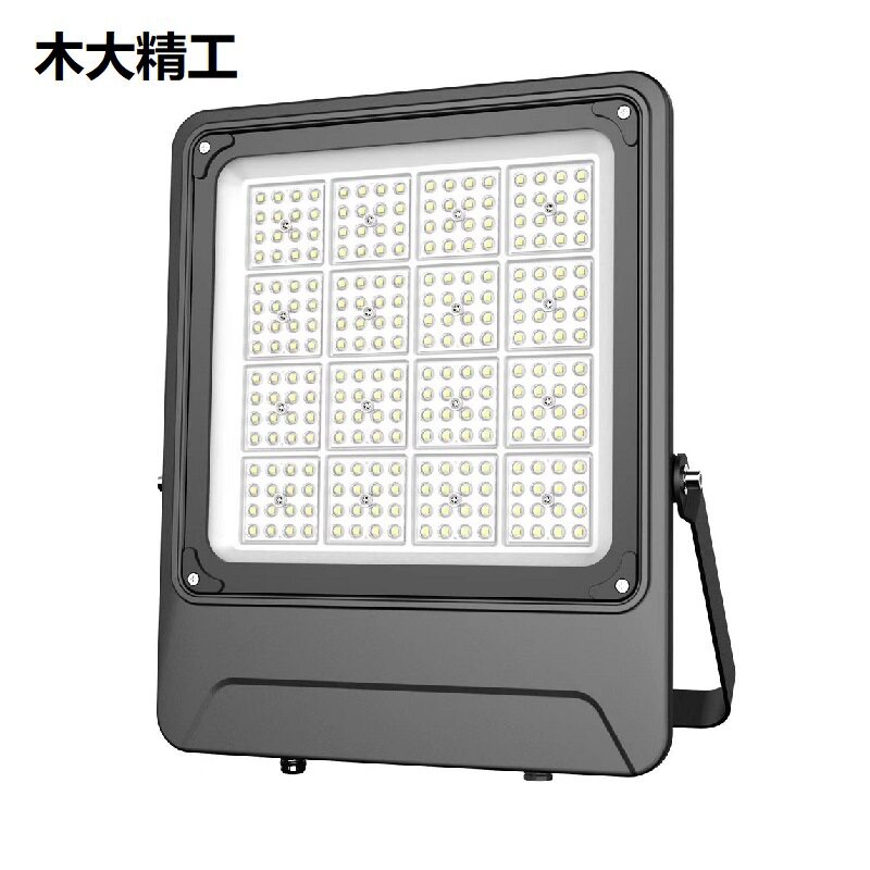 led投光灯100w200w足瓦泛光灯户外防水超亮厚料照明市电220V厂家
