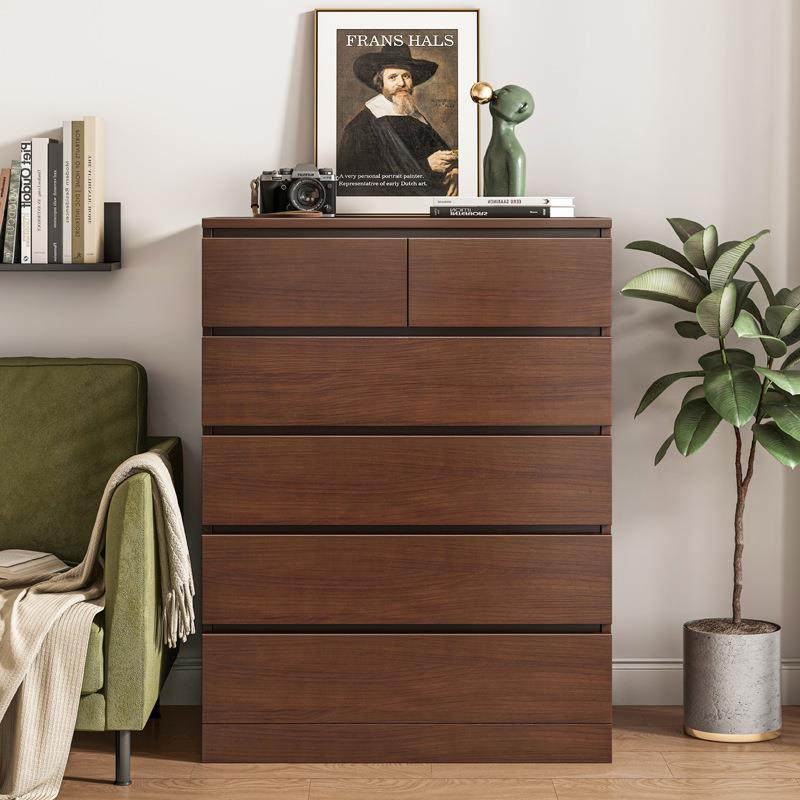 斗柜收纳柜卧室五斗柜简约客厅斗橱抽屉柜子靠墙置物柜窄储物柜