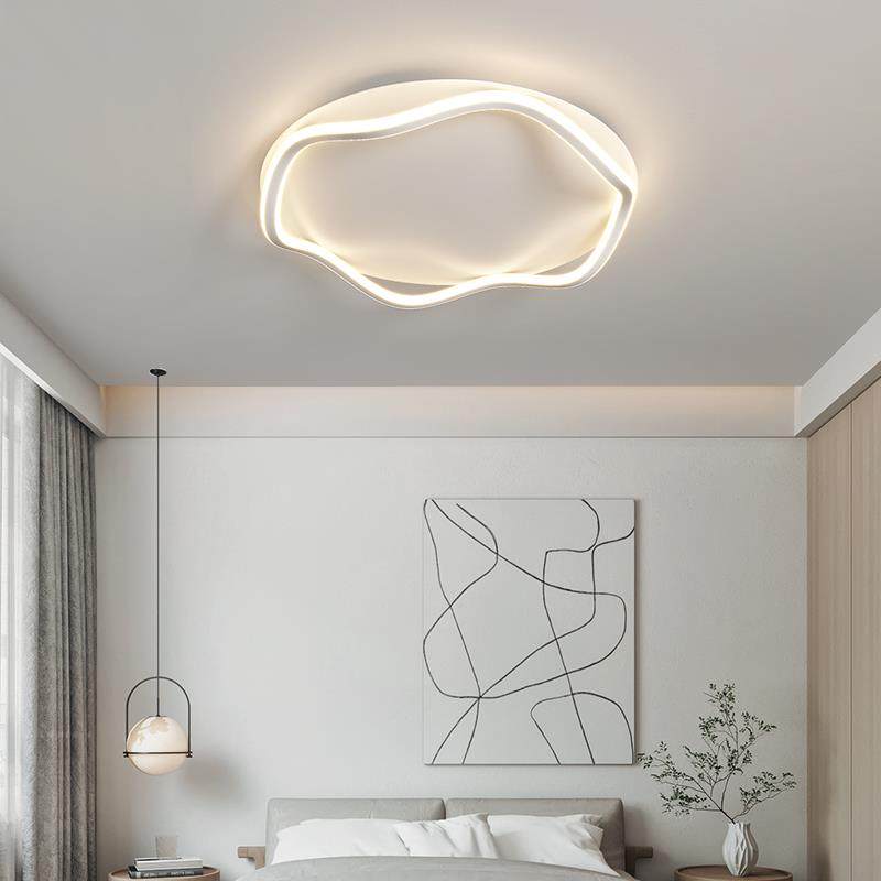 卧室吸顶灯2023年新款主卧书房灯网红LED餐厅灯现代简约中山灯具