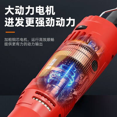 SNJ-519红色双开关0.6-6.5mm大夹头电磨机直磨打磨抛光钻孔切割机