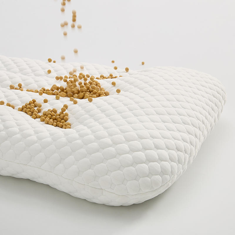 速发低枕维薄用家款枕芯SPA按摩大豆纤头枕PE软管定型枕头一只装