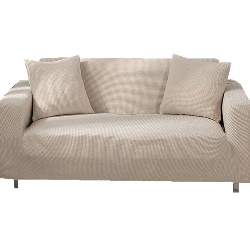 速发感EIX懒人沙发人罩全包米白色直排单套弹力梳化笠一体式