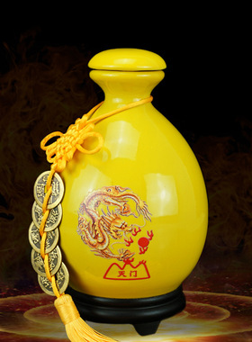 速发家火龙瓶子壁房西北角干位土陶罐厨火龙辟黄碎石碧摆件男主人