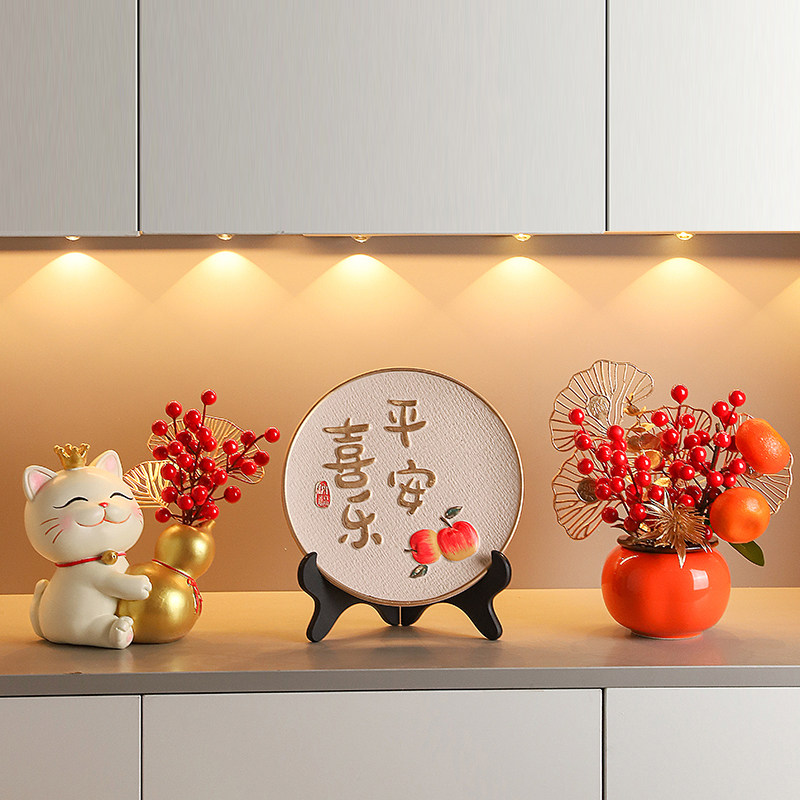 速发乔迁新居玄财猫户入招关布置装饰用品摆件新房子入宅仪式搬家