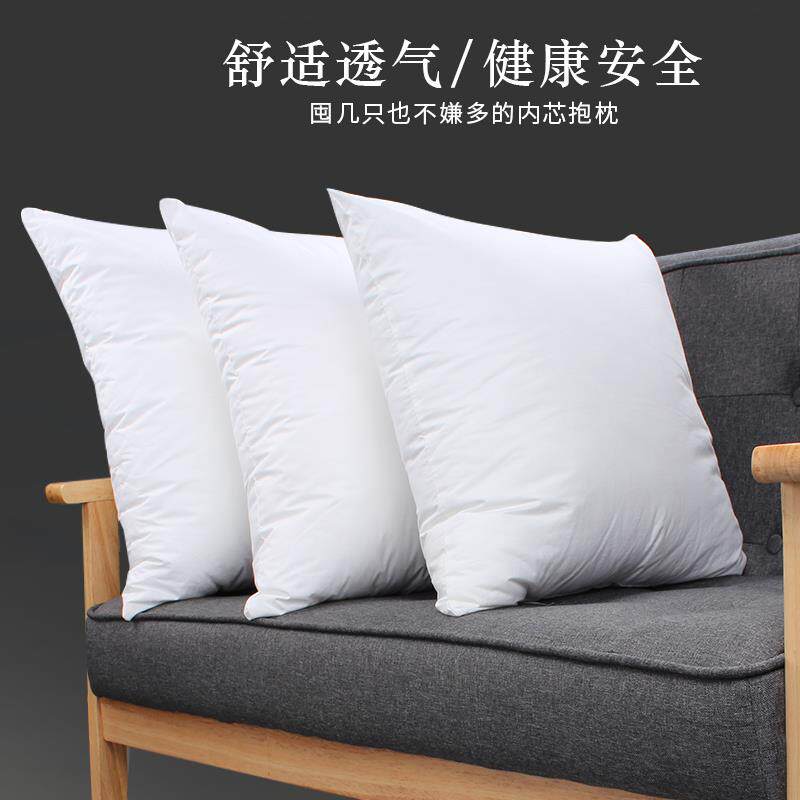 速发抱枕芯儿内胆内芯靠垫芯40+45+50+正方形抱枕芯沙发靠背靠枕