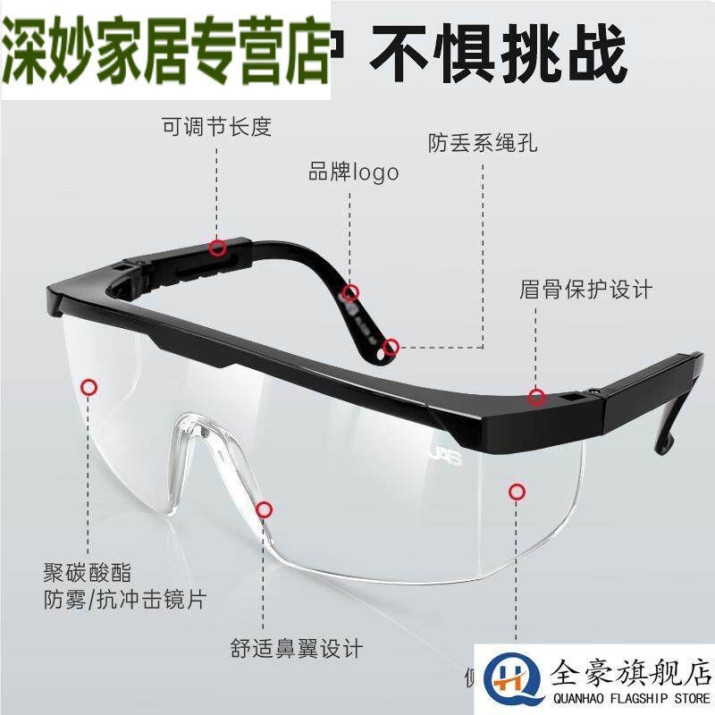 速发厨房防溅油防熏士炒菜做饭眼睛眼罩烧烤防油烟防护面罩神器