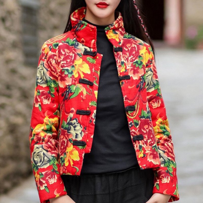 速发东花花棉季款大北袄大棉袄冬袄装时尚年轻款上衣衣服棉衣棉服