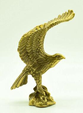 速发纯铜老室雄鹰大鹏展翅大展宏图办公鹰客厅汽车工艺礼品送礼摆