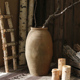 新品 饰陶罐翁缸落地组合花瓶禅意土罐仿古S园林庭院景观陶 复古装