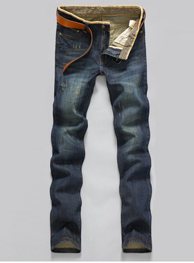 极速2022 Casual Jeans Men Business Straight JeanTs Stch Deni