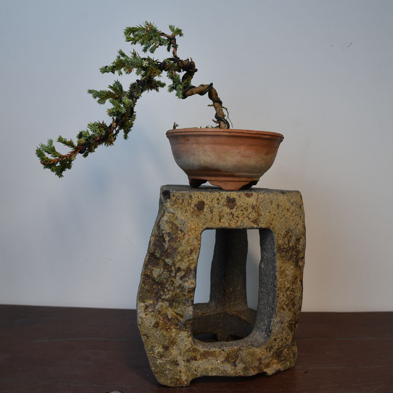 极速盆景台随形几架石头镂空底座悬崖摆件桌面花架花X卉根雕底座