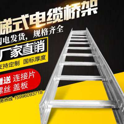极速厂促新梯式电缆桥架镀锌防火喷塑热镀锌梯R形线槽不锈钢铝合