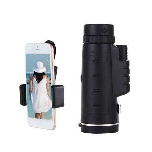 新品40x60 Monocular Telescope withE Universal Phone Mount an