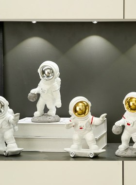 新品太空人宇航员入门玄关客厅摆件创F意装饰品家居桌面玄关样板