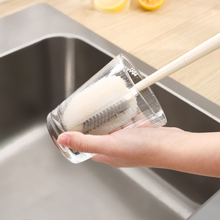 极速杯刷长柄家用洗杯子神器婴儿C奶瓶刷无死角清洁水瓶茶杯海绵