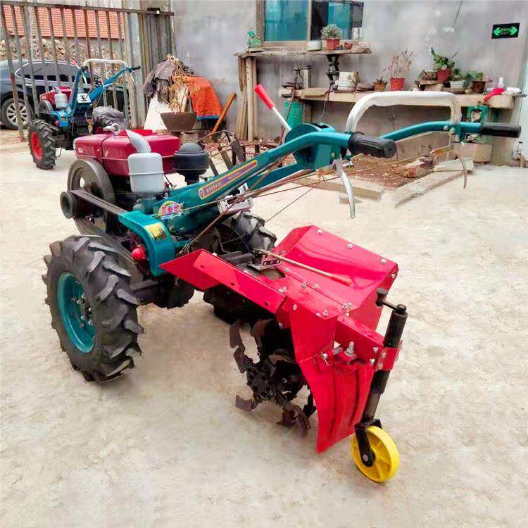 大马力水冷柴油农村小型手扶机 微耕机农用耕田手扶旋转耕耘机